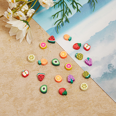 150Pcs 10 Style Handmade Polymer Clay Beads(CLAY-CJ0001-23)-7