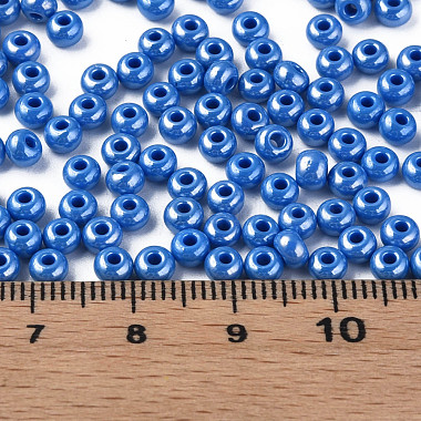 6/0 Czech Opaque Glass Seed Beads(SEED-N004-003D-36)-6