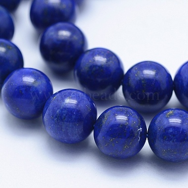 Natural Lapis Lazuli Beads Strands(G-P342-01-10mm-AA)-3