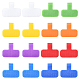 30Pcs Nylon Hook and Loop Cable Labels(FIND-SP0004-89B)-1