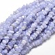 Natural Blue Lace Agate Chip Beads Strands(G-E271-73)-1