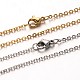 304 Stainless Steel Cable Chain Necklaces(NJEW-M124-02)-1