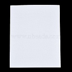 Felt Felt Crafts, Rectangle, White, 200x160x5mm(DIY-XCP0004-03)