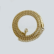304 Stainless Steel Herringbone Chain Necklaces, Golden, 17.80 inch(45.2cm)(NJEW-P282-01G)