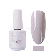 15ml Special Nail Gel, for Nail Art Stamping Print, Varnish Manicure Starter Kit, Light Grey, Bottle: 34x80mm(MRMJ-P006-B008)