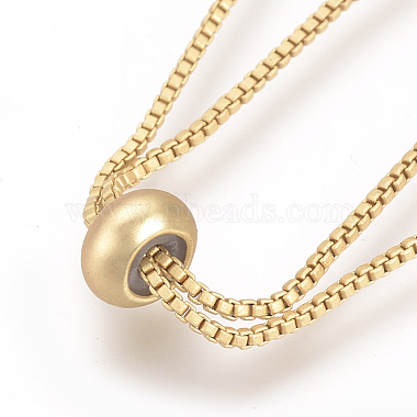 Brass Box Chain Slider Bracelet Making(KK-Q675-05G)-3