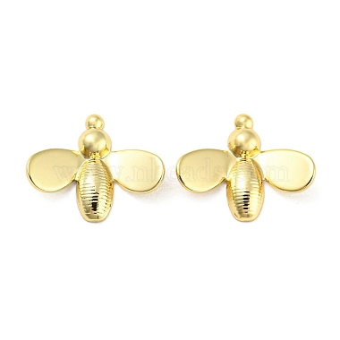 Real 18K Gold Plated Bees Brass Cabochons