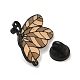 Butterfly Black Aolly Brooches(JEWB-U004-06EB-04)-3