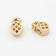 Alloy Beads, Pineapple, Matte Gold Color, 15.9x9.8mm(PALLOY-WH0085-28MG)