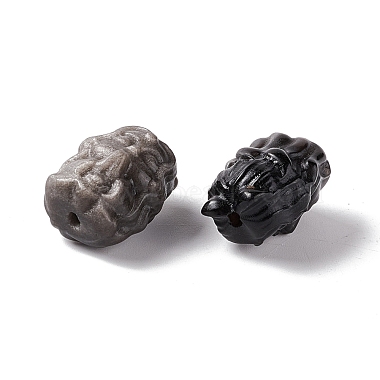 Natural Silver Obsidian Beads(G-G859-02)-4
