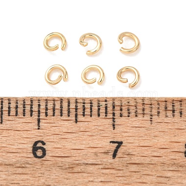 Messing Open Ringe springen(KK-G604-08G-07)-3