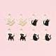 8pcs 4 styles pendentifs en alliage émaillé(FIND-FS0001-91)-8