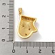 Pendentif de noël en laiton avec micro pavé de zircone cubique(KK-H468-02A-03G)-3