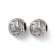 304 Stainless Steel Rhinestone European Beads(STAS-A092-10H-P)-1