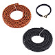 2M 2 Colors Braided Cowhide Leather Cords(WL-GA0001-03)-1