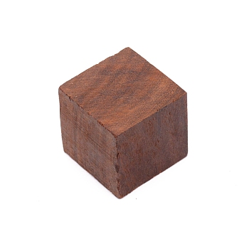 Pine Wooden Children DIY Building Blocks, for Learning and Education Toys, Square, Sienna, 3~3.1x3~3.1x3~3.05cm