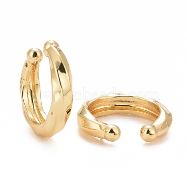Rack Plating Brass Chunky Cuff Earrings for Women(EJEW-G288-14G)-2