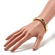 Chunky Acrylic Curved Tube Beaded Stretch Bracelet for Women(BJEW-JB07628)-3