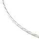 Rhodium Plated 925 Sterling Silver Twisted Bracelets(BJEW-G680-01P)-2