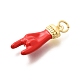 Rack Plating Brass Enamel Pendants(KK-L225-028G-05)-2