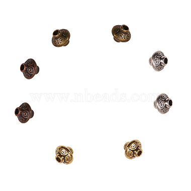alliage de perles d'entretoise de style tibétain(TIBEB-CJ0001-05-RS)-6