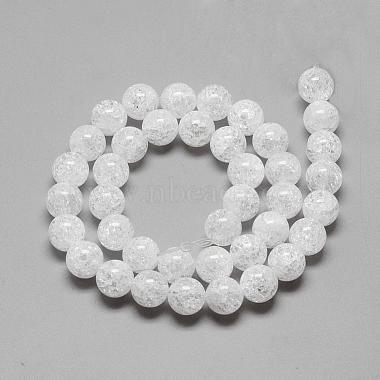 Natural Crackle Quartz Crystal Beads Strands(G-R439-26-10mm)-2