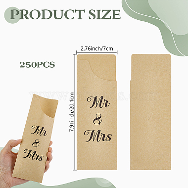 sac &agrave; couverts en papier kraft(AJEW-WH0609-564)-2