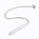 304 Stainless Steel Cable Chain Necklaces(NJEW-P248-01P)-1