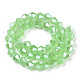 Imitation Jade Electroplate Glass Beads Strands(GLAA-F029-J6mm-C01)-2