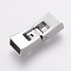 304 Stainless Steel Fold Over Clasps(STAS-E144-148P)-2