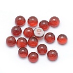 Natural Carnelian Cabochons, Dyed & Heated, Half Round, 4x2~2.5mm(G-P393-R03-4mm)