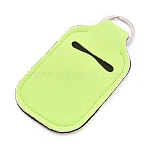 Hand Sanitizer Keychain Holder, for Shampoo Lotion Soap Perfume and Liquids Travel Containers, Lime, 121x61x5mm(DIY-WH0171-04E)