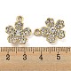 UV Plating Alloy Crystal Rhinestone Pendants(ALRI-C009-02G)-3