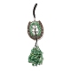 Natural Green Aventurine Chip Tree of Life Pendants Decoration(G-F733-06G)-1