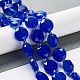 Natural Blue Agate Beads Strands(G-NH0004-002A)-2