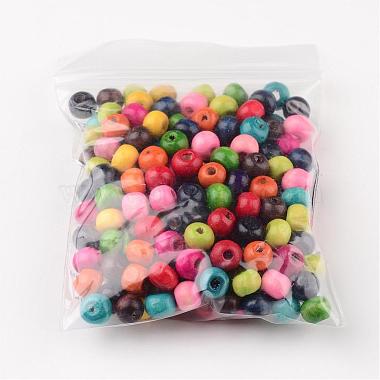 Lead Free Round Natural Wood Beads(X-WOOD-S612-M-LF)-5
