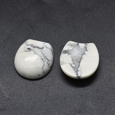 Cabochons howlite synthétiques(G-O175-13E)-2