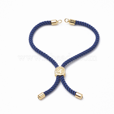 Nylon Twisted Cord Bracelet Making(MAK-T003-02G)-3
