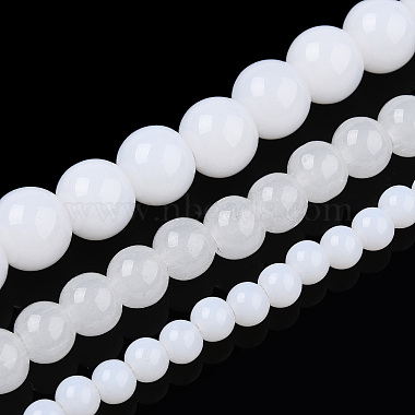 模造ヒスイガラスビーズストランド(GLAA-T032-J6mm-01)-5