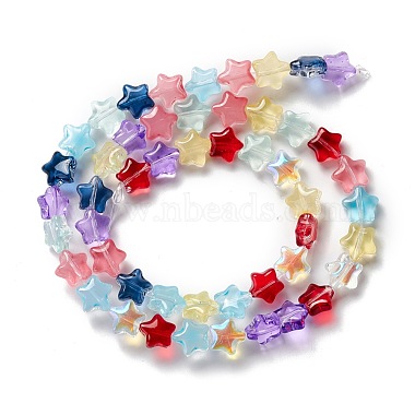 Transparent Glass Beads Strand(GLAA-F112-02B)-3