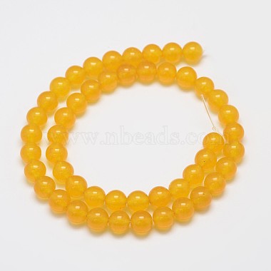 Natural & Dyed Malaysia Jade Bead Strands(G-A146-8mm-A03)-2
