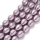 Electroplate Shell Pearl Beads Strands(BSHE-O019-02E)-1