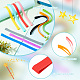 ahademaker 10шт. 10 цвета силиконовые ленты для упаковки(AJEW-GA0004-71)-4