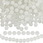 3 Strands Baking Paint Imitation Jade Glass Round Bead Strands, White, 8.5~9mm, Hole: 1.5mm, about 100~105pcs/strand, 31.80''(80.77cm)(DGLA-PA0001-01A)