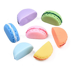 Opaque Resin Cabochons, Macaron, Mixed Color, 15x29.5x15mm(X-CRES-S307-015)