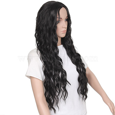 длинные и кудрявые парики для женщин(OHAR-D007-03B)-3