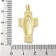 Brass Micro Pave Cubic Zirconia Pendants(KK-A212-05C-G)-3