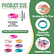 30Pcs Handmade Polymer Clay Finger Rings(RJEW-TA0001-11B)-4