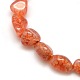 Nuggets Natural Crackle Agate Beads Strands(G-P031-M)-4