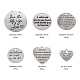 36Pcs 6 Style Tibetan Style Carved Words Alloy Pendants(FIND-LS0001-38AS)-3
